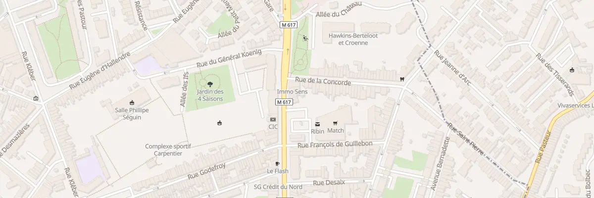Plan du 240 Rue du Général de Gaulle à La Madeleine