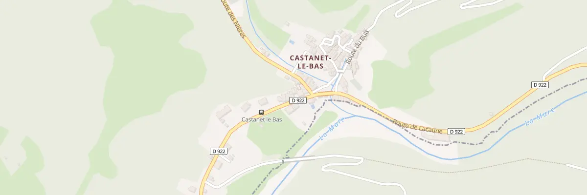 Plan du 5466 Castanet-Le-Bas à Saint-Gervais-sur-Mare