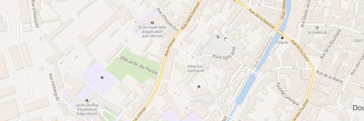 Plan du 85 Rue d’Arras à Douai