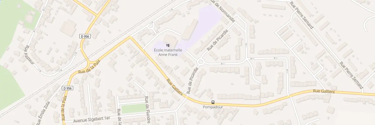 Plan du 2 Rue de Lorraine à Lambres-lez-Douai