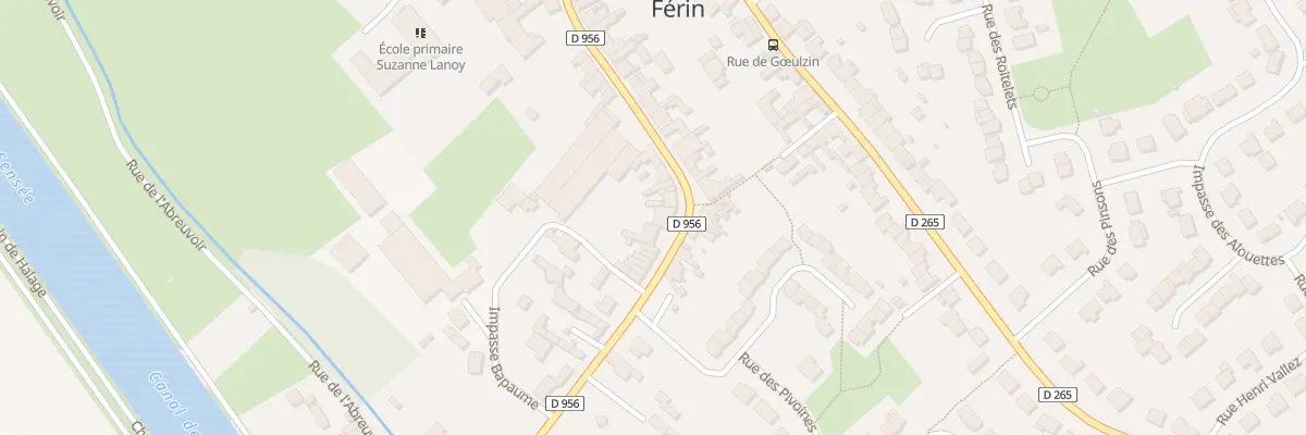 Plan du 34 Rue de Bapaume à Férin