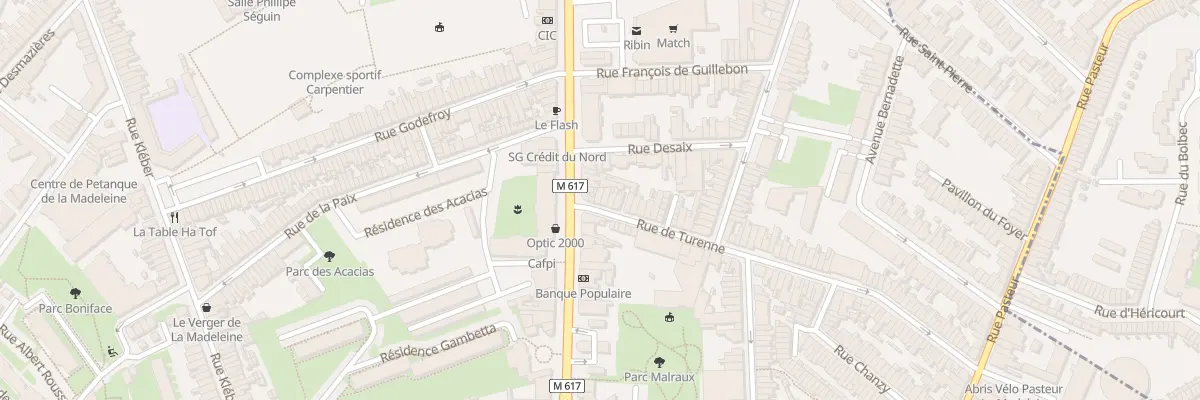 Plan du 1B Rue de Turenne à La Madeleine