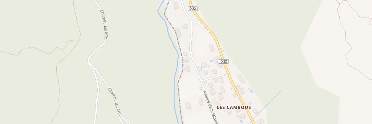 Plan du 5167 Les Cambous à Taussac-la-Billière