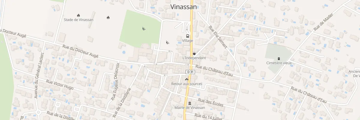 Plan du 8 Rue du Premier Mai à Vinassan