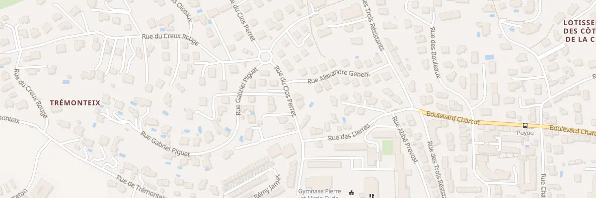 Plan du 10B Rue du Clos Perret à Clermont-Ferrand