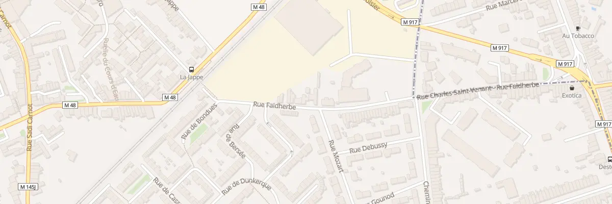 Plan du 16 Rue Faidherbe à Faches-Thumesnil