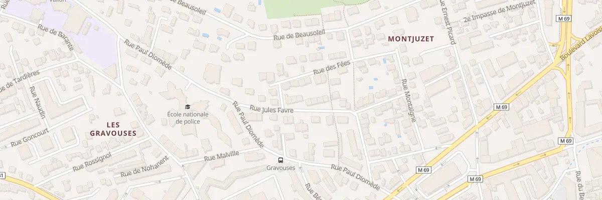Plan du 62 Rue Jules Favre à Clermont-Ferrand