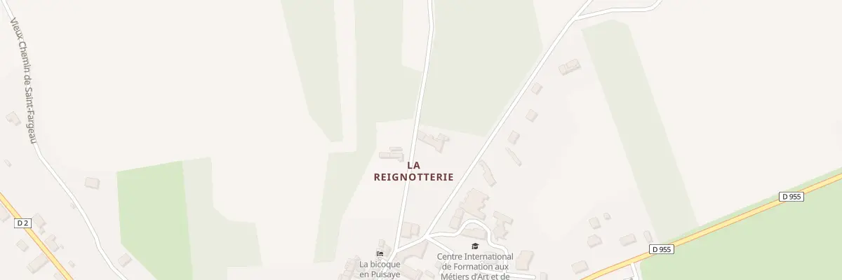 Plan du 448 La Reignotterie à Saint-Amand-en-Puisaye