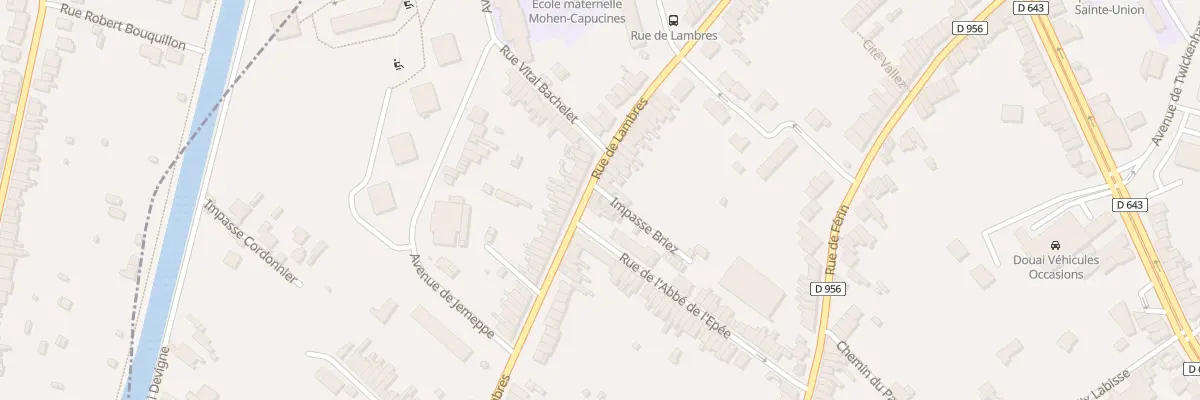 Plan du 403 Rue de Lambres à Douai