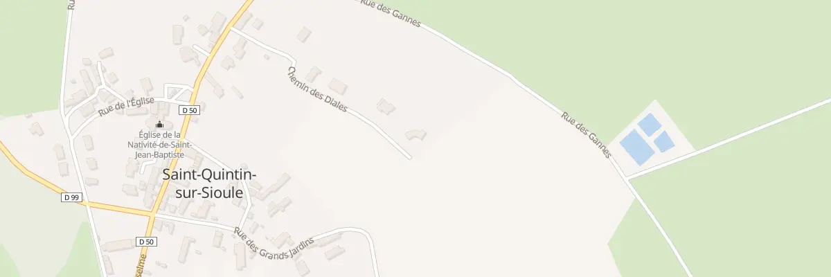 Plan du 16 Chem des Diales à Saint-Quintin-sur-Sioule
