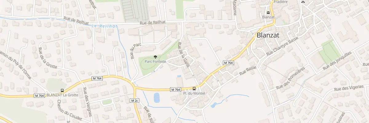 Plan du 77 Rue de la Gaîté à Blanzat