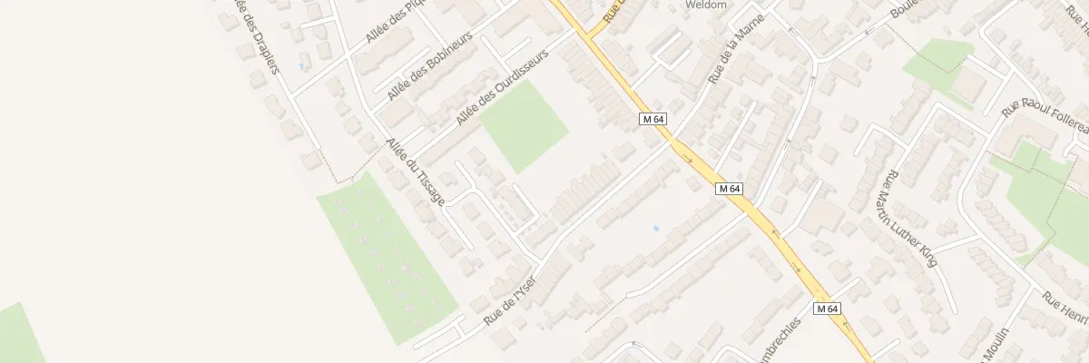 Plan du 36 Rue de l’Yser à Linselles