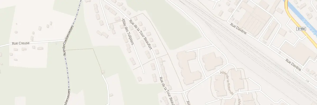 Plan du 46 Rue de la Tour Beaufort à Coulommiers