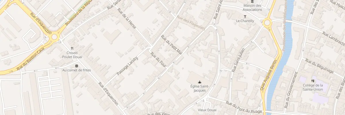 Plan du 134 Rue du Bloc à Douai