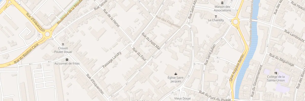 Plan du 124 Rue du Bloc à Douai