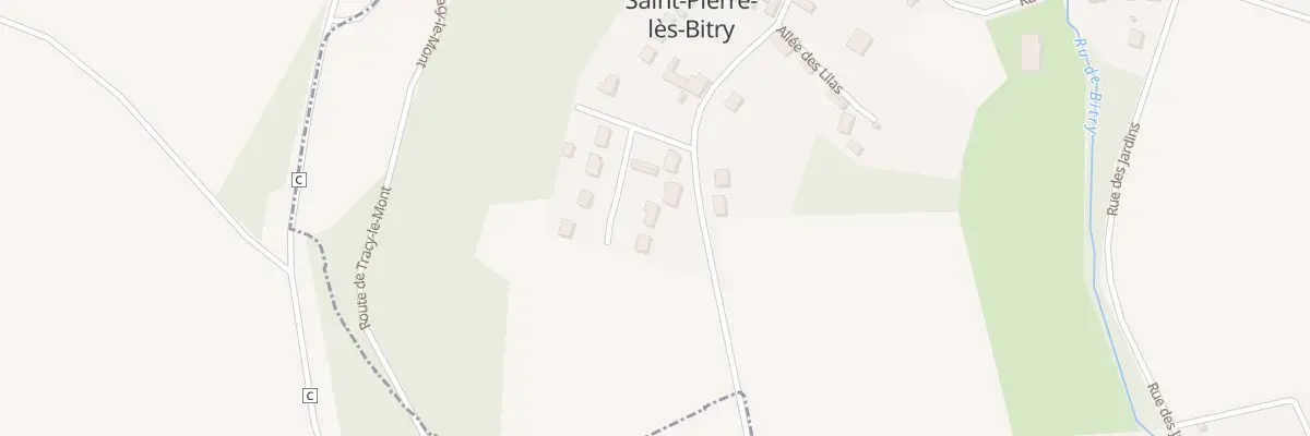 Plan du 101 All du Fond de Chainegy à Saint-Pierre-lès-Bitry
