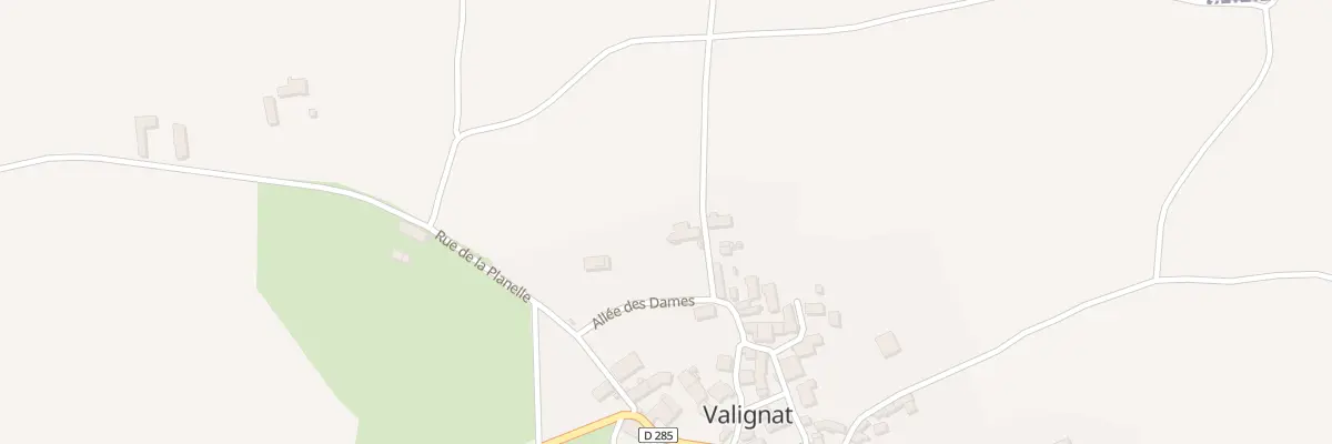 Plan du 5013 Les Petites Ouches à Valignat