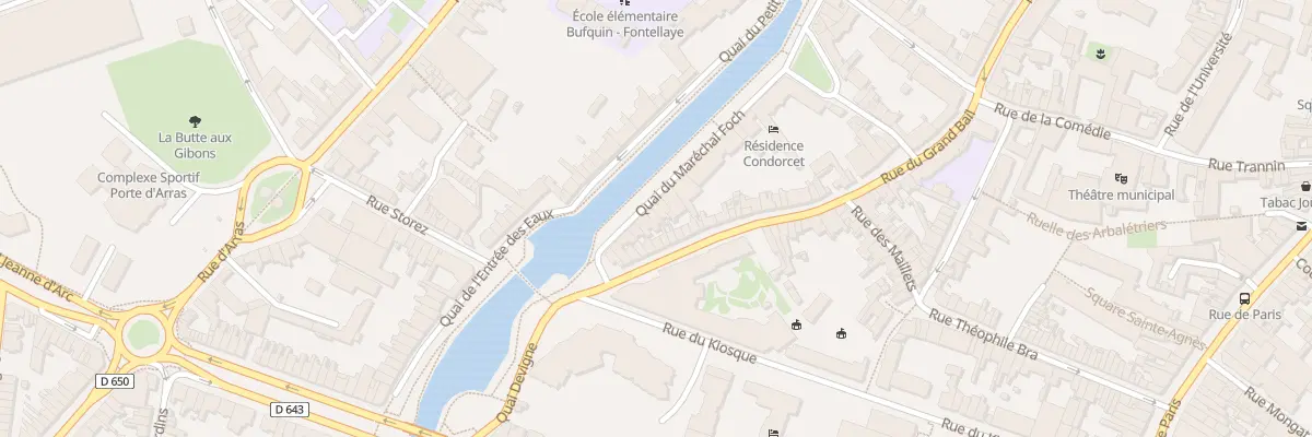 Plan du 199 Quai du Maréchal Foch à Douai