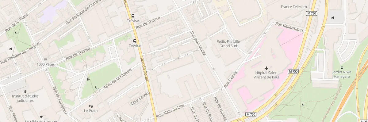 Plan du 135 Rue de Douai à Lille