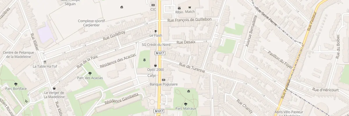 Plan du 7 Rue de Turenne à La Madeleine