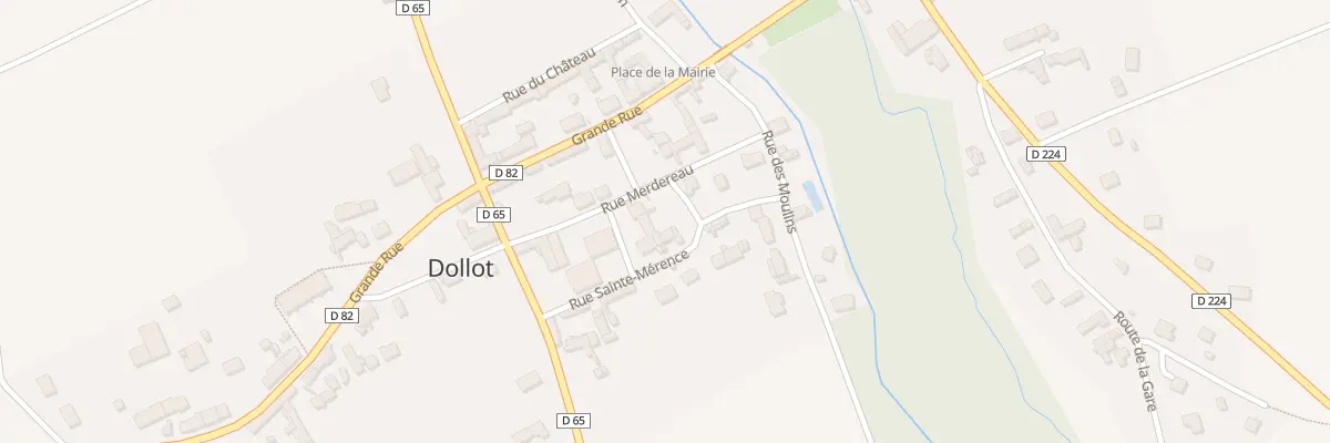 Plan du 2 Rue Porcher à Dollot