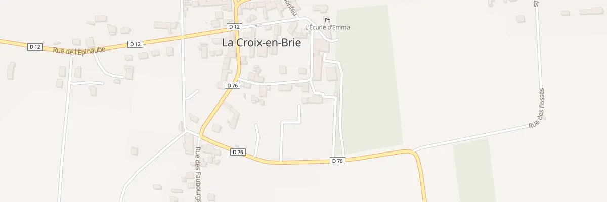Plan du 1 Rue Les Ruelles à La Croix-en-Brie