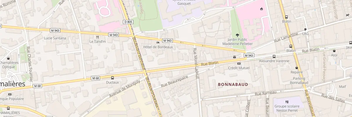 Plan du 66 Rue Blatin à Clermont-Ferrand