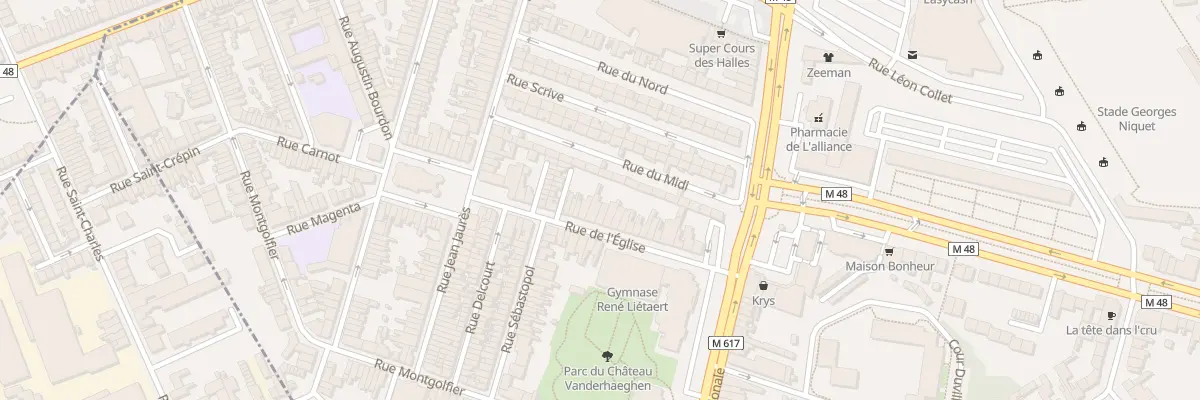 Plan du 34 Rue de l’Église à Marcq-en-Barœul