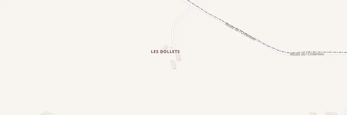 Plan du 1 Les Dollets à Champignelles
