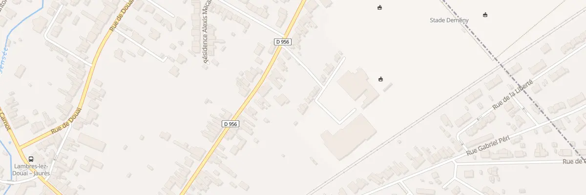 Plan du 74 Rue de la République à Lambres-lez-Douai