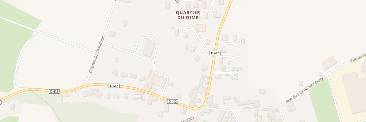 Plan du 9011 Rte de Combronde à Teilhède