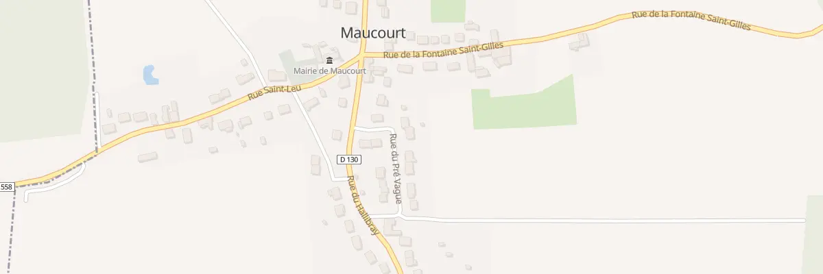 Plan du 3 Rue du Pre Vague à Maucourt