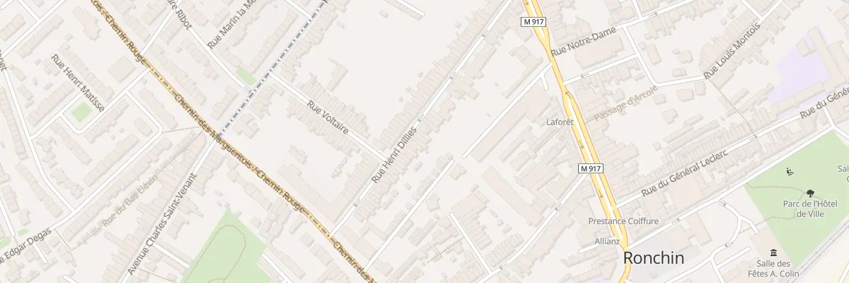 Plan du 45 Rue Henri Dillies à Ronchin