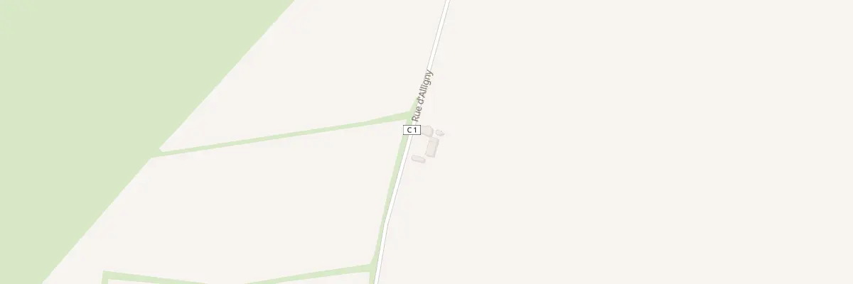 Plan du 1 Rue d’Alligny à Langeron