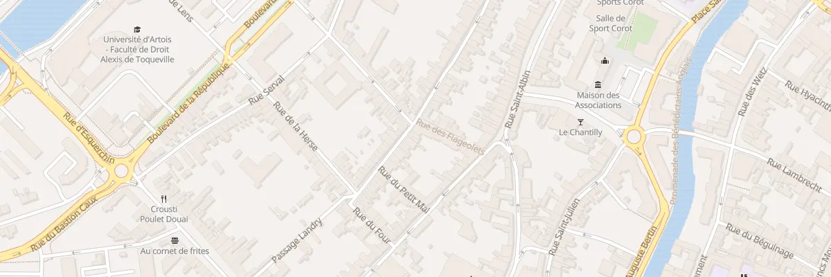 Plan du 106 Rue Jean de Bologne à Douai