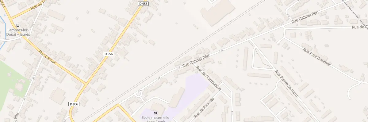Plan du 201 Rue Gabriel Peri à Lambres-lez-Douai