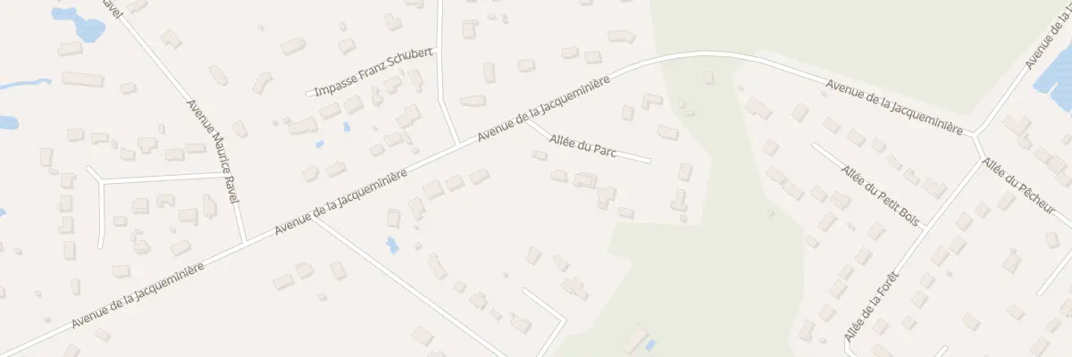 Plan du 2 All du Parc à Courtenay