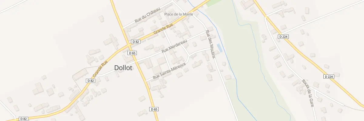 Plan du 3 Rue de Ste Merence à Dollot