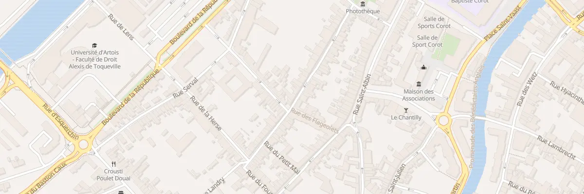 Plan du 139 Rue Jean de Bologne à Douai