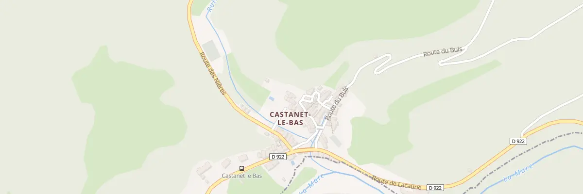 Plan du 343 Castanet-Le-Bas à Saint-Gervais-sur-Mare