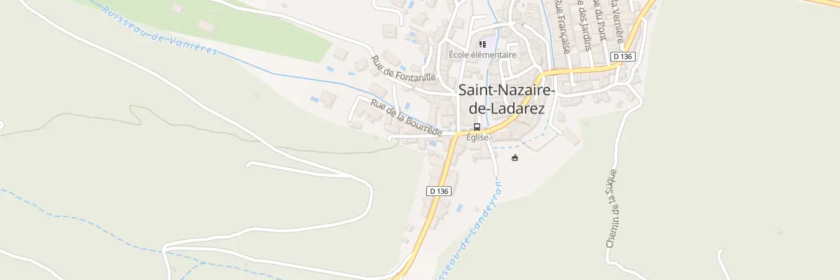 Plan du 1 Rue de St Etienne à Saint-Nazaire-de-Ladarez