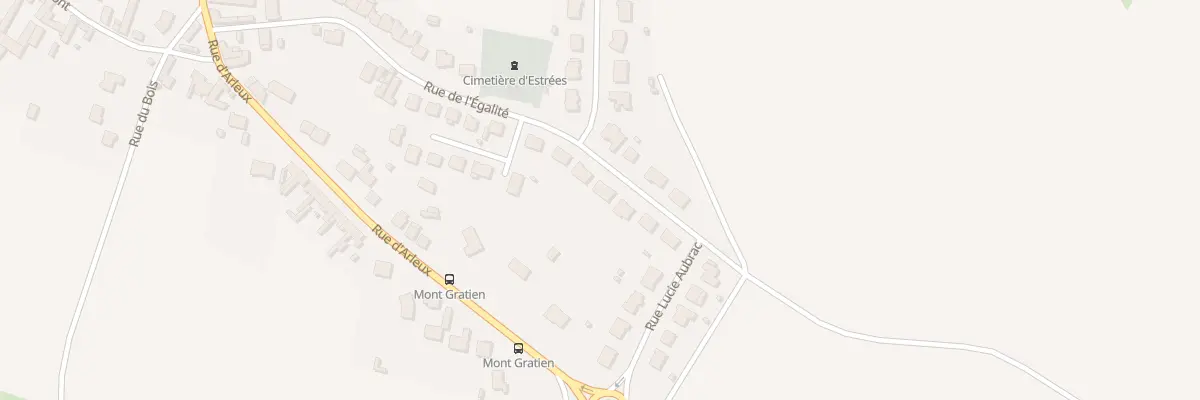 Plan du 8 Rue Jean Moulin à Estrées