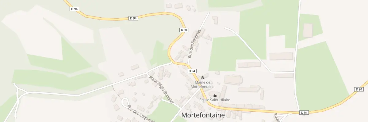 Plan du 2 Rue des Beugnes à Mortefontaine