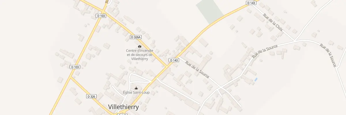 Plan du 31 Le Village à Villethierry