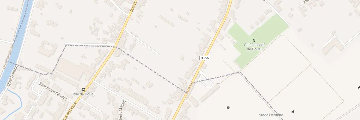Plan du 588 Rue de Férin à Douai