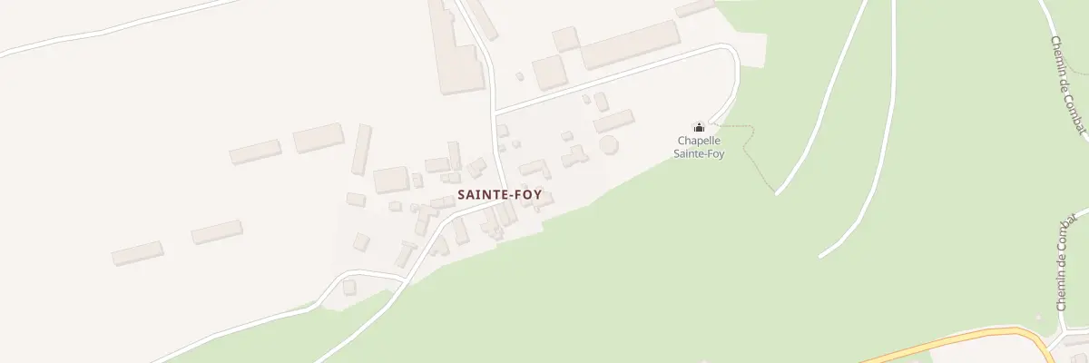 Plan du 16 Sainte Foy à Ébreuil