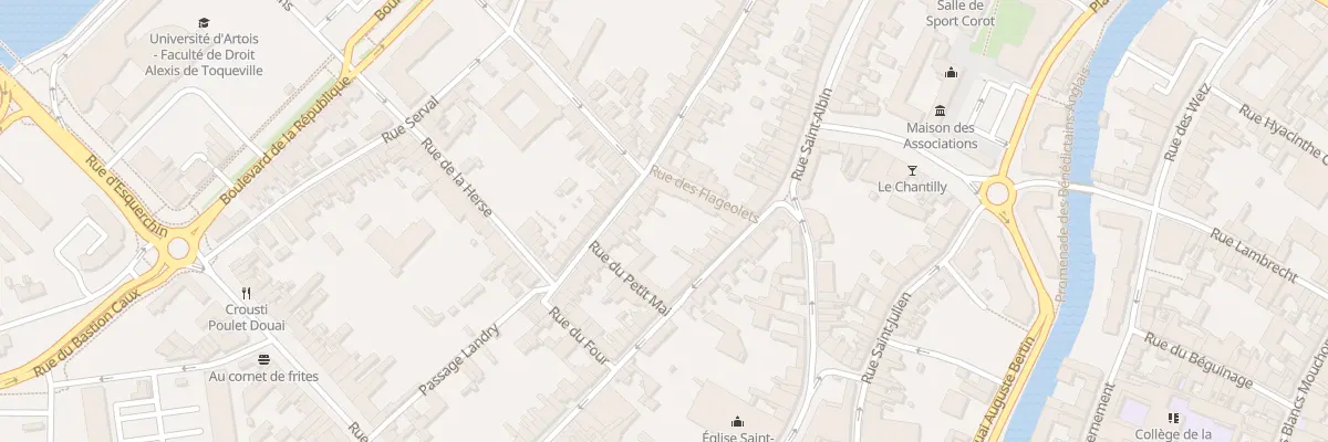Plan du 98 Rue Jean de Bologne à Douai