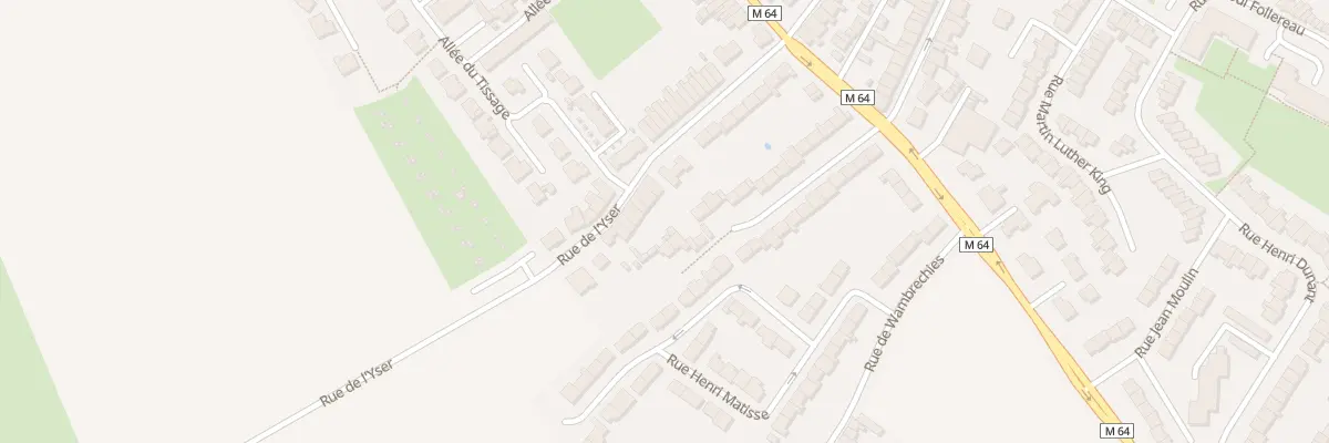 Plan du 41 Rue de l’Yser à Linselles