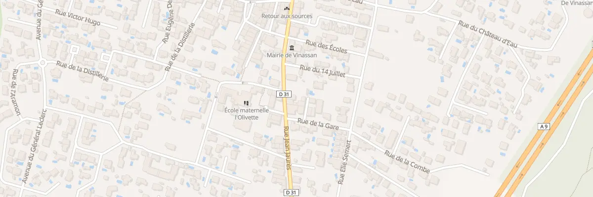 Plan du 19 Rue Jean Jaures à Vinassan
