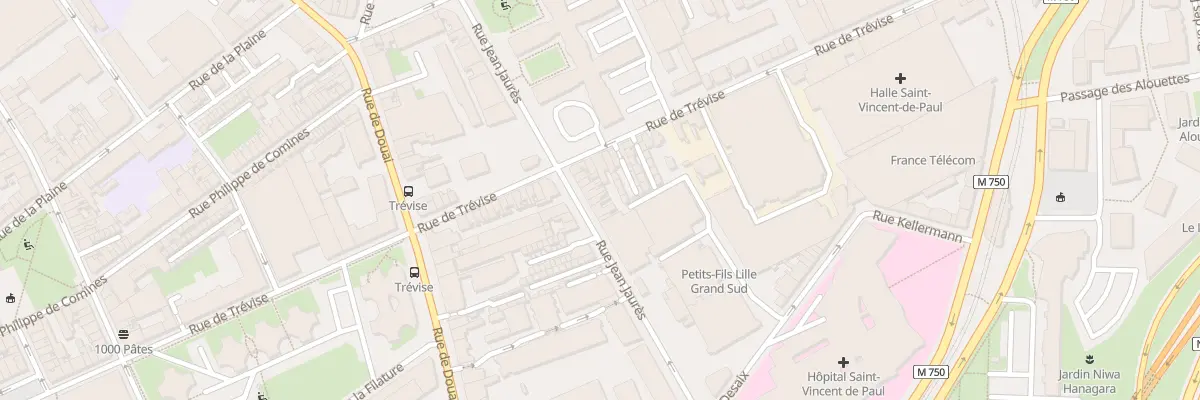 Plan du 43 Rue Jean Jaurés à Lille
